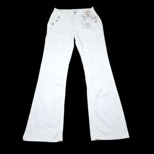 Curve Appeal Curve Creator High Rise Boot Jeans Bootcut White Stretch Size 6 28
